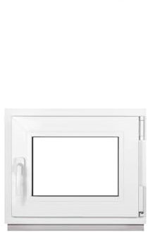 Framex Kellerfenster Fenster Kunststofffenster Weiß Breite x Höhe 60 x 50 cm (600 x 500 mm) 2-fach (32 mm) Dreh Kipp DIN Rechts - Premium - Alle Größen