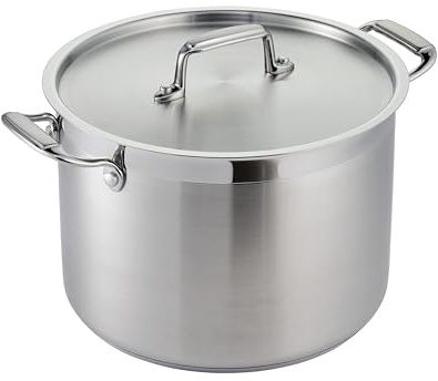 Tramontina Gourmet Stainless Steel 8-Quart Stock Pot with Lid