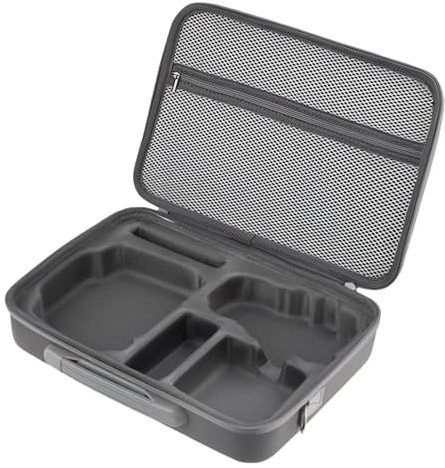 Craznick Mini 5 Pro/Lito 1 väska – bärväska bärbar handväska resväska fodral vattentät PU förvaring axelväska för DJI Mini 5 Pro/Lito X 1 drönare tillbehör RC 2 fjärrkontroll