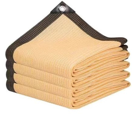 90 % UV-skydd solskyddsduk rektangel nät presenning baldakin andningsbart Pera skydd med öljetter idealisk för uteplats trädgård (18 cm x 43 cm)