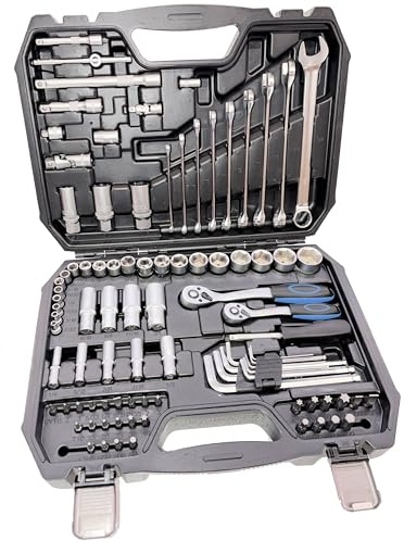 ROTOOLS Zoll Knarrenkasten Harley Steckschlüssel Satz Nüsse Nuss Ratschenkasten 92 tlg.