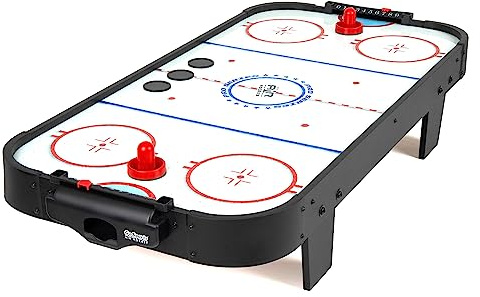 GoSports 40 Inch Table Top Air Hockey Game for Kids - Black