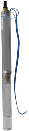 1 st 0,37 kW 0,5 hk dränkbar brunnspump OD 3 tum dränkbar pump i rostfritt stål med 1/1,25 tum utgång för industriellt hushållsbruk, 110 V/60 Hz (3SDM 33 ft)