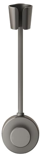 Generico Porta-phon da Parete, Design Regolabile A 360 Gradi, 8x33 Cm, Porta-asciugacapelli con, Supporto per Asciugacapelli, comodità A Mani Libere, per Bagni di Case, Appartamenti, Hotel, Dormitori