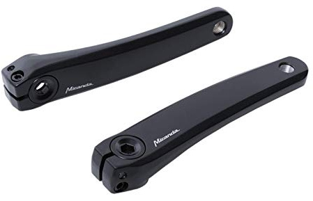 Miranda E Bike Cranks (pair) Suitable for Shimano E8000 System. 155mm. Black