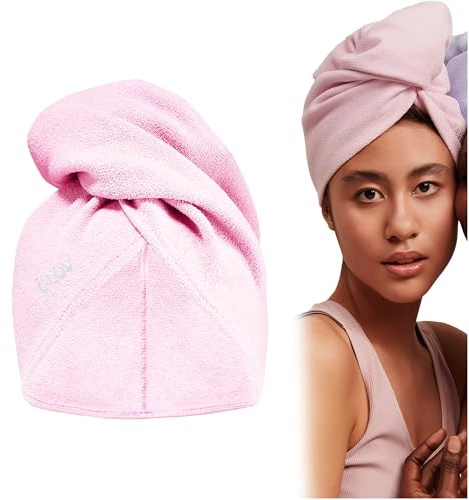 GLOV Lange Haare Handtuch für Haare Mikrofaser Haarturban Schnelltrocknend Saugfähig Anti-frizz Universalgröße Ideal für Locken und Haarplopping Perfekt für Reisen und Alltag