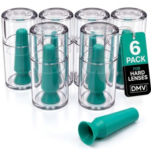 DMV Scleral Cup Contact Lens Applicator Tool Made in USA 6 Pack - Green