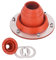 maxant Silicone Tent Stove Vent Fire Resistant Round Hole Base for Chimney pots 115mm Internal Diameter Tent Flashing Kit Tent Stove Jack Kit for Wood Burner, Travel Stove