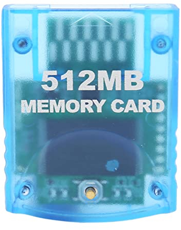 Speicherkarte für Wii, Game Cube NGC, Hochgeschwindigkeits-Speicherung, Speicherkarte für Spiele, Kompatibel mit und Wii-Konsole (512 MB (8192 Blöcke))