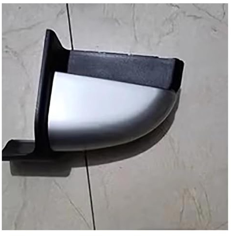 Minigonne Laterali Tappo Gradino Laterale Auto Per NISSAN Per Navara D23 NP300 2015 2016 2017 2018 PEDANA SUPERIORE Accessori Modifica Tappo Superiore Splitter(Rear Right-Silver)