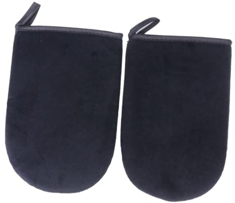 BIUDECO Self Tanning Gloves 2 Pcs Set, Soft Lint-free Sponge Applicators with Thumb for Even Application, Comfortable and Easy to Use, Reusable Self Tan Gloves for Body Tanning at Home