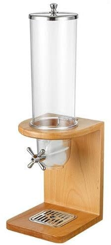 JingNian Dispensador de Cereales de Triple Recipiente, Contenedor de Alimentos Secos de Plástico, Botellas de Almacenamiento para Cocina y Hogar, Ideal para Frutos Secos, Pasta y Dulces(4L)