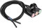 3 pulsanti interruttore manubrio moto ON/OFF con luce LED, interruttore del faro fendinebbia del freno universale per manubrio mm / (7/8)