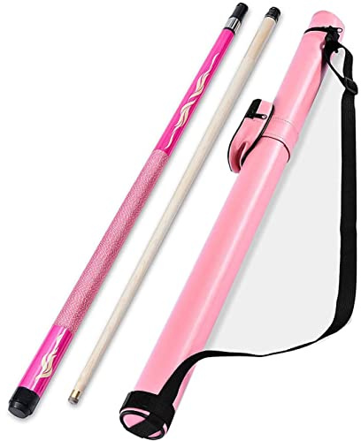 Stecca Da Biliardo Stecche Da Biliardo Stecca da biliardo da donna rosa | Stecche da biliardo per adulti | Stecca da biliardo con custodia 57 pollici | Stecca da biliardo con punta da 10,5 mm | Regali