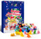 Jinhuaxin Adventskalender 2024, 24 Stück Anime Figuren Adventskalender für Kinder, Weihnachtskalender Kinder, Countdown Adventskalender Sammelspielzeug, Blau