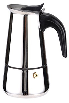 Kabalo 300ml 6 Tasse Macchinetta de cuisinière pour Faire du café Expresso Italien - Continentale Moka Percolateur Pot Aluminium