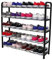 1ABOVE 5 Tier Shoe Rack Organiser, Heavy duty storage unit, Quick Assembly No Tools Required, Holds upto 15-20 pairs (BLACK)