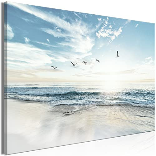 murando - Quadro Acustico Paesaggio 1 pezzo schiuma acustica Quadri Moderni Camera da Letto - Stampa su Tela - Pannelli Fonoassorbenti Decorativi - Fonoassorbente Acustiche Spiaggia Mare