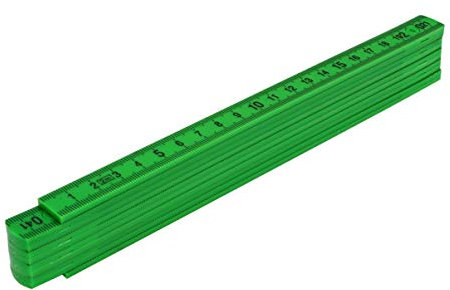 NUOBESTY Folding Ruler Plastic Foldable Ruler Professional Measuring Tool for Carpenters Woodworkers Contractors 2M Random Color