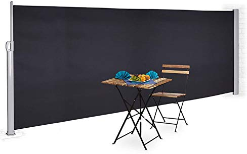 Bc-elec - ASA-200T. Toldo lateral gris antracita 3 x 2 m extensible para terraza, cenador de jardín