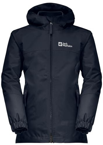 Jack Wolfskin Mädchen Iceland 3in1 G Jacket, night blue, 140 EU