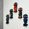Brick Nest Support mural compatible avec voiture de course Lego F1 Speed Champions (5 supports)