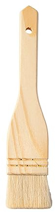Lodoot Pinceaux de lavage avec manche en bois - Outils de décoration de gâteaux parfaits pour un usage domestique