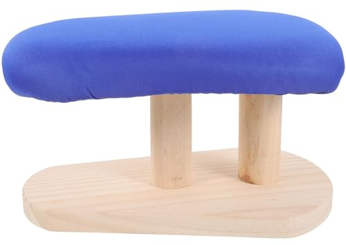 Ipetboom Tabletop Ironing Board Pad with Extended Length Wood Base, Home Ironing Aid Tool for Clothes Pressing, Sturdy Cloth Cover Suitable for Household and Sewing Use