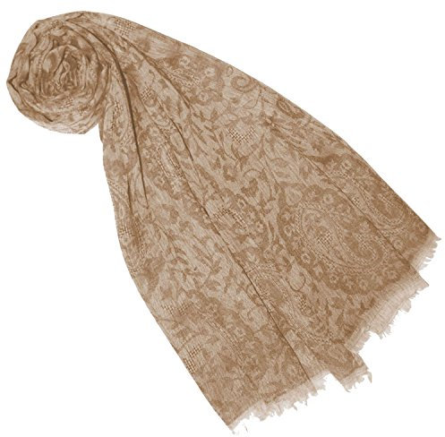 Lorenzo Cana Luxus Damen Pashmina Kaschmirschal 100% Kaschmir jacquard gewebt Paisley Muster Schal Schaltuch Kaschmirtuch Kaschmirpashmina 7837188