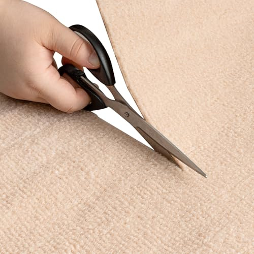 Cat Carpet remnants Cat Scratching Mat Trimmable Self-Adhesive Carpet DIY Climbing Scratcher Scratch Furniture Protector Covering Posts (39.3 x 15.8 Beige)