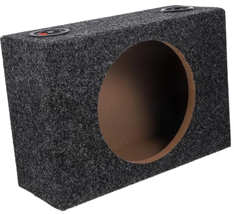 ULTECHNOVO Caisson De Basses 8 Pouces en Bois pour Voiture, Enceinte Acoustique, Boîtier Haut-Parleur Compact, Compatible Autoradio Automobile, Usage Audio Automobile, Bricolage Sound System
