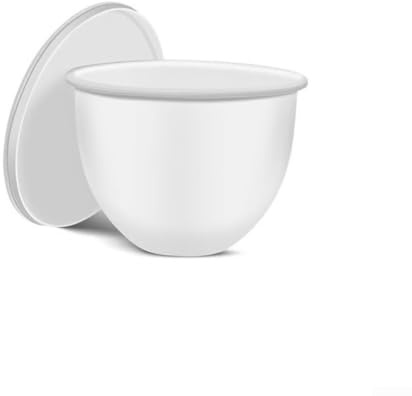 Fodera per ciotola in silicone, inserto per ciotola per mixer KitchenAid, capacità 5 litri, per cottura e preparazione degli alimenti (bianco)