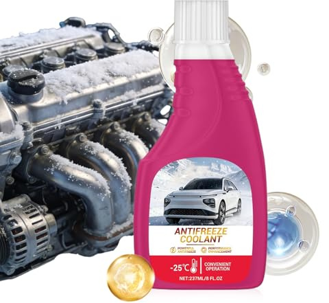 baabeash Anticongelante concentrado para líquido de refrigeración | 237 ml líquido anticongelante para automóviles | de refrigeración para vehículos automotrices | para motor de coche, radiador