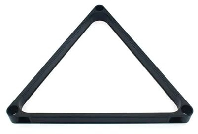 ENWWCH Soporte Triangular for Bolas de Billar Aluminio 57,2 mm para Bolas Billar(Black)