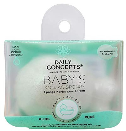 DAILY CONCEPTS Your Baby Konjac Sponge, Pure