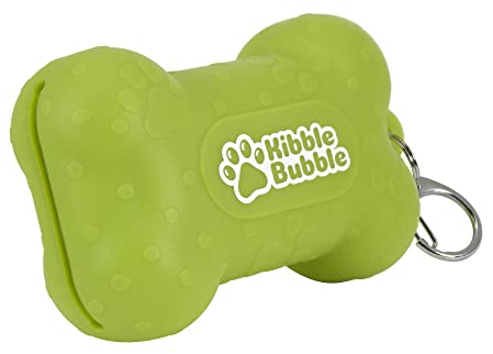Kibble Bubble Leckerlibeutel für Hunde, Knochen, Grün