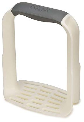 Joseph Joseph Easy-Mash Potato Masher, Vegetables Mashed, Non Stick Safe - White, 4