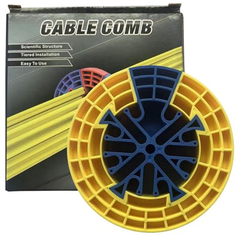 Commode de câbles, organisation de câbles Ethernet, peignes de câble réseau, combiné, tri de fil de gainage de câble, outils réseau économisant du temps pour la gestion des câbles, tirage