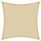 Brigros - Cortina de sombra exterior cuadrada de HDPE 180 gr/m2 con anillas inoxidables, anti-UV, con bolsa, lona parasol para exteriores, dimensiones 3 x 3, 4 x 4, 5 x 5, vela sombra jardín (beige, 5