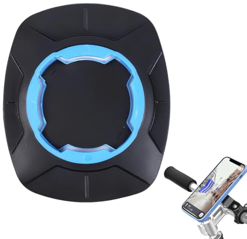 YOFDAL Adaptateur universel compatible avec Quad Lock – pour Smartphone Moto Vélo Voiture et Accessoires Résistant et Sécurisé pour Coque Quad Lock(bleu)