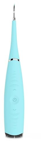 Pacchetto for la cura dentale ad ultrasuoni, spazzolino portatile for la rimozione della placca dai denti(Blue)
