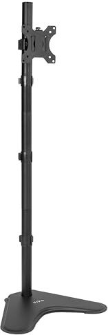 VIVO Extra Tall Single LCD Computer Monitor Free-Standing Adjustable Desk Stand for One Screen 13 to 27 (STAND-V011H)