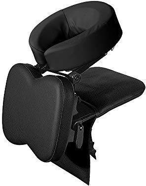 Master Massage Pack-n-go - Kit de Masaje portátil Boca Abajo fácil Transporte con 2 Opciones de Color, 1 Unidad, Negro