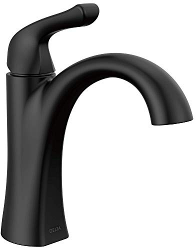 Delta Faucet 15840LF-BL Arvo Single Hole, Matte Black