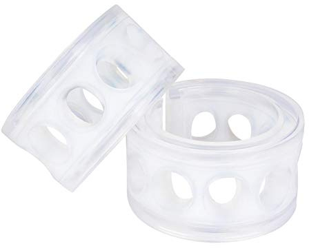 2pc Transparent Auto Stoßdämpfer Retainer TPE Federpuffer Kraftkissen Typ A-F Auto-Stoßdämpfer-Feder-Stoßdämpfer(C)