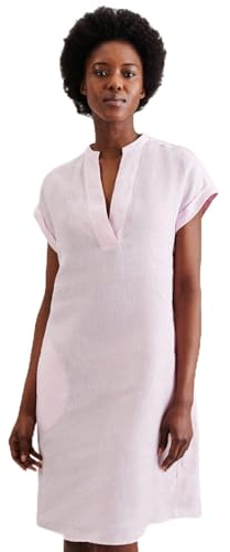 Seidensticker Damen Regular Fit Blusenkleid Kurzarm Kleid, Rosa, 34