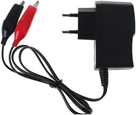 Batterieladegerät Motorrad, MoreChioce 7,5V 1A Batterieladegerät mit LED-Leuchtanzeige Ladestecker Schnellladegerät Erhaltungsladegerät Schwimmender Ladekabeladapter, EU Stecker