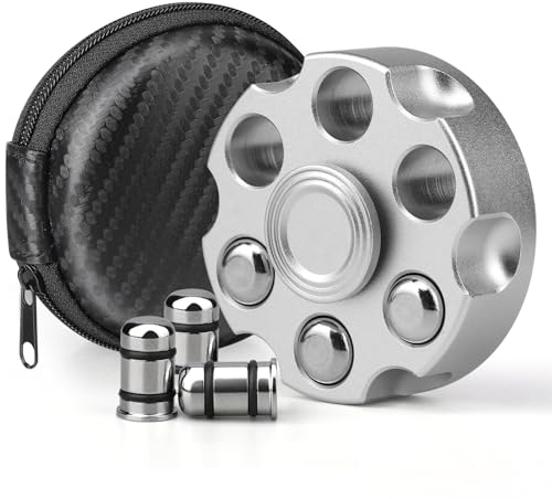 Metall Fidget Spinner Spielzeug für Erwachsene Kinder, Cool Sliver Legierung Hand Finger Spinner, Sensorische Fidget Cube Schreibtisch Spielzeug für Anti Angst Party