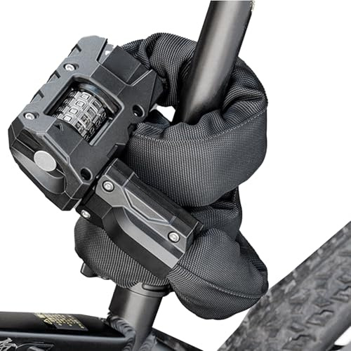 Combination Bike Lock | 3 Feet Heavy Duty Anti Theft Cycling Supplies | Anti Theft Adaptable Scooter Lock - for City Mountain Road Travel Outdoor School Handlebar Door Gate Fence Rack Cycling Safety