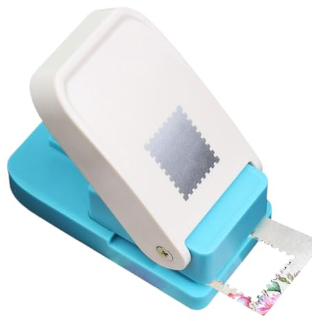 Square Hole Punch,Rectangular Postage Stamp Punch For Paper Crafting,Labor-saving Portable Manual Ergonomic Scrapbooking Square Stamp Puncher For Cardboard Scrapbook Postage Envelope Labels Wrapping